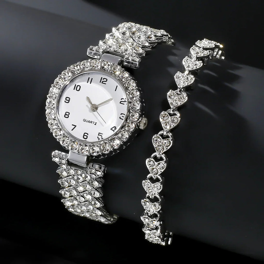 Montre Quartz  femme bracelet en alliage