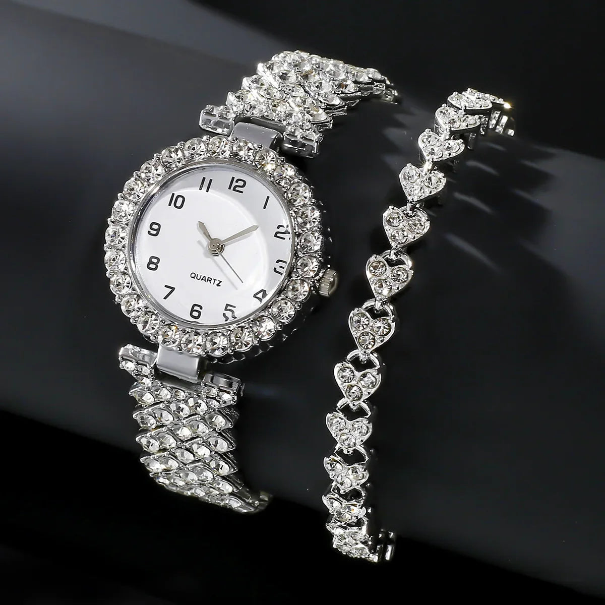 Montre Quartz  femme bracelet en alliage