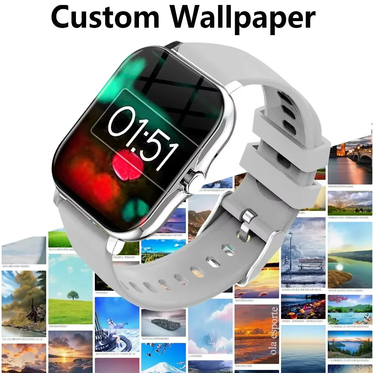 Xiaomi montre connectée H/F pour Android IOS