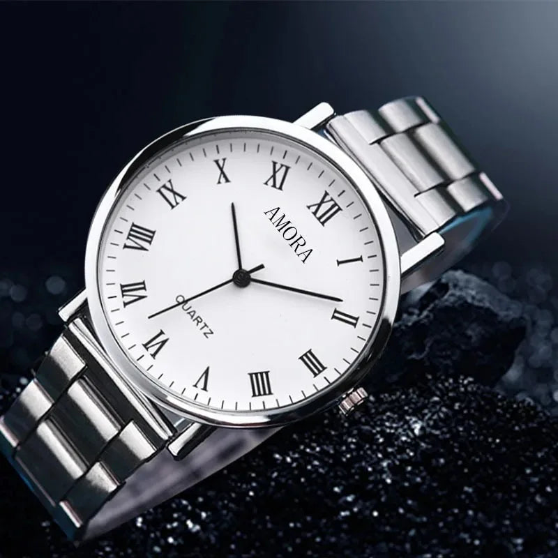 montre homme en acier décontractée