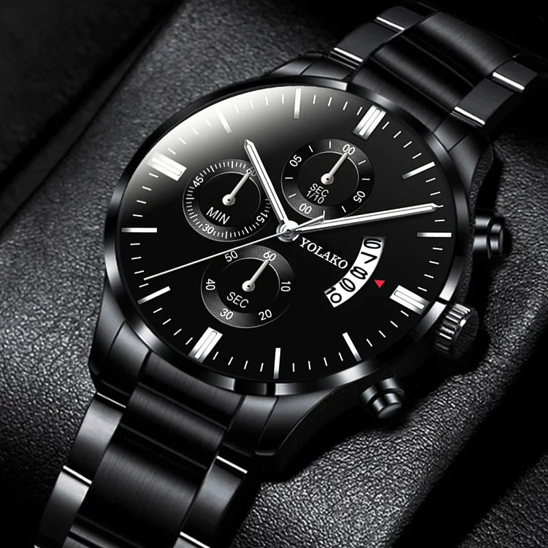 Montre homme acier dorée