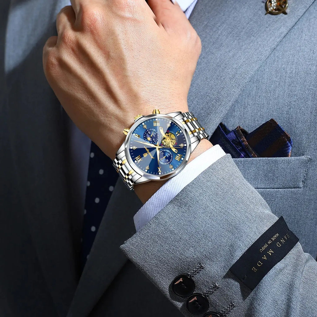 Montre homme lumineuse