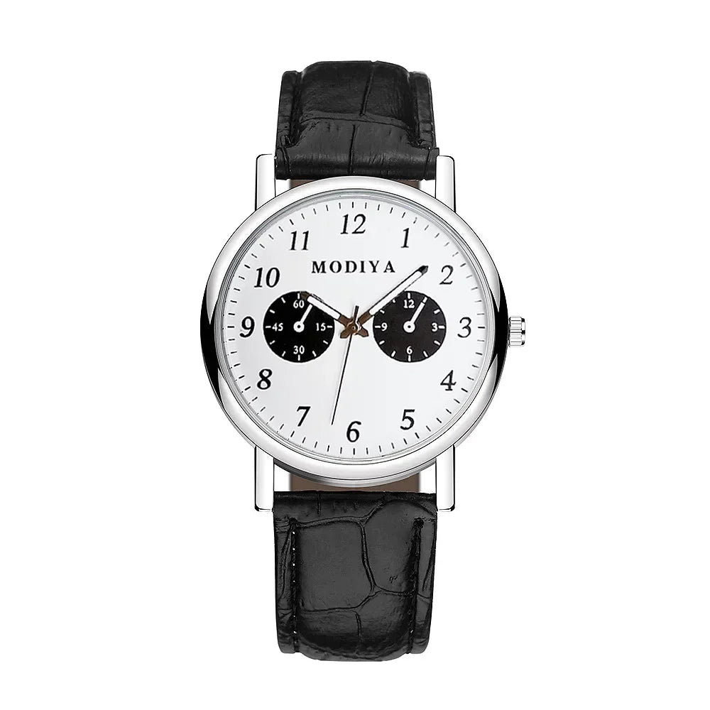 Montre homme avec bracelet en cuir