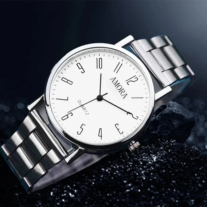 montre homme en acier décontractée