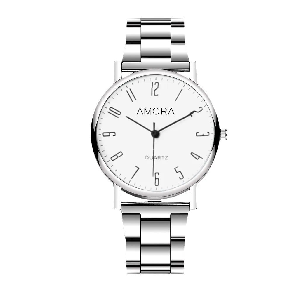 montre homme en acier décontractée