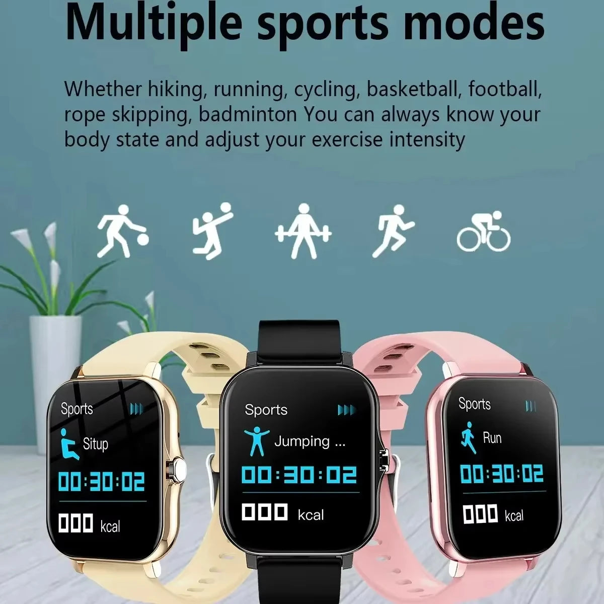 Xiaomi montre connectée H/F pour Android IOS