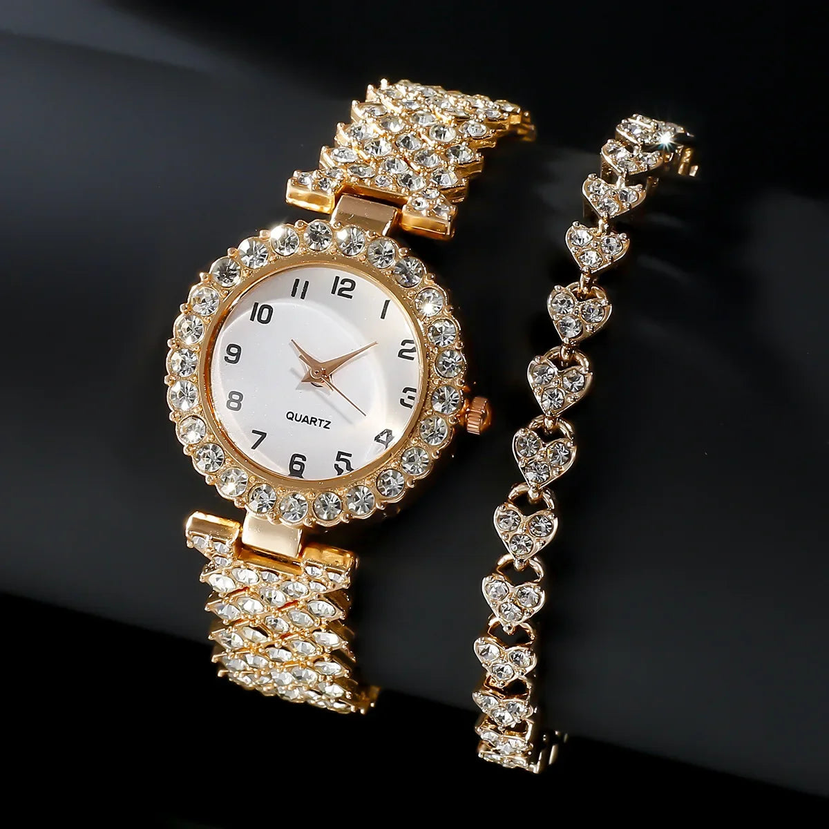 Montre Quartz  femme bracelet en alliage
