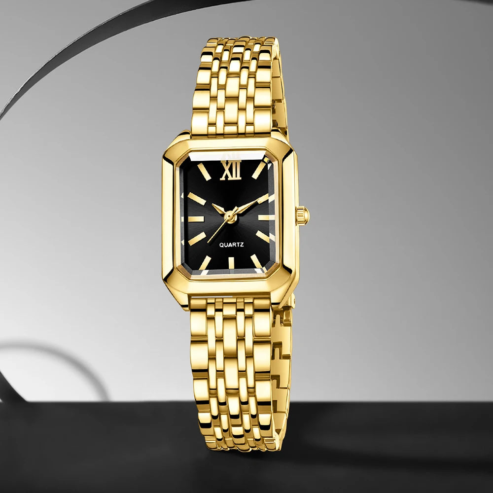 Montre femme cadran carré