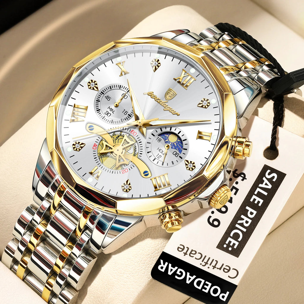 Montre homme lumineuse