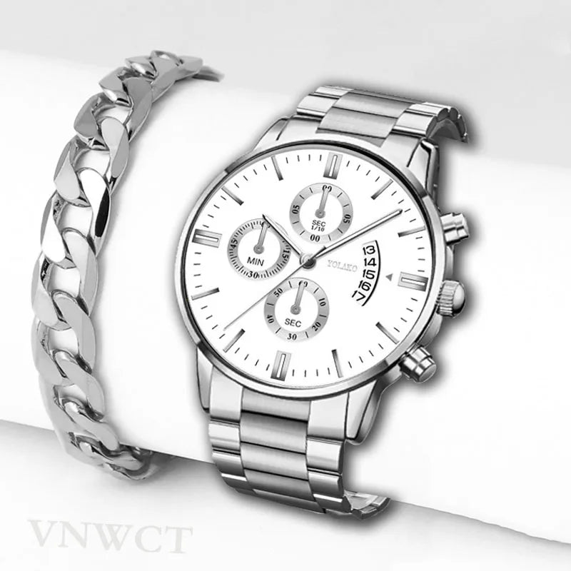 Montre homme acier dorée