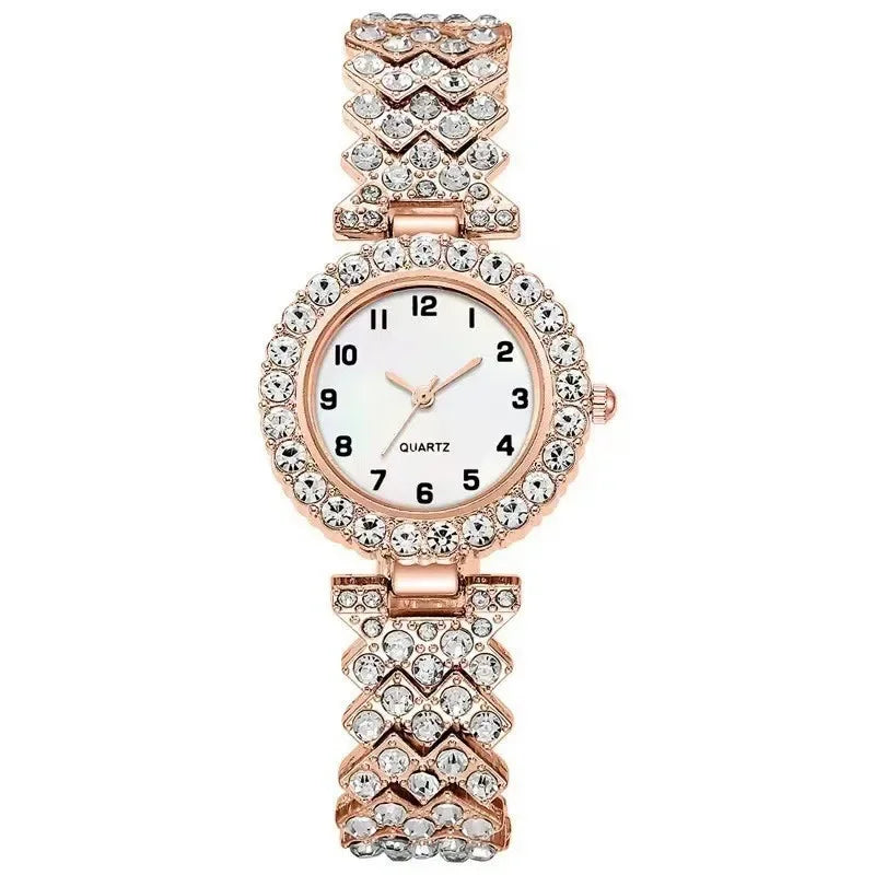 Montre Quartz  femme bracelet en alliage