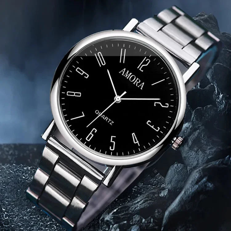 montre homme en acier décontractée