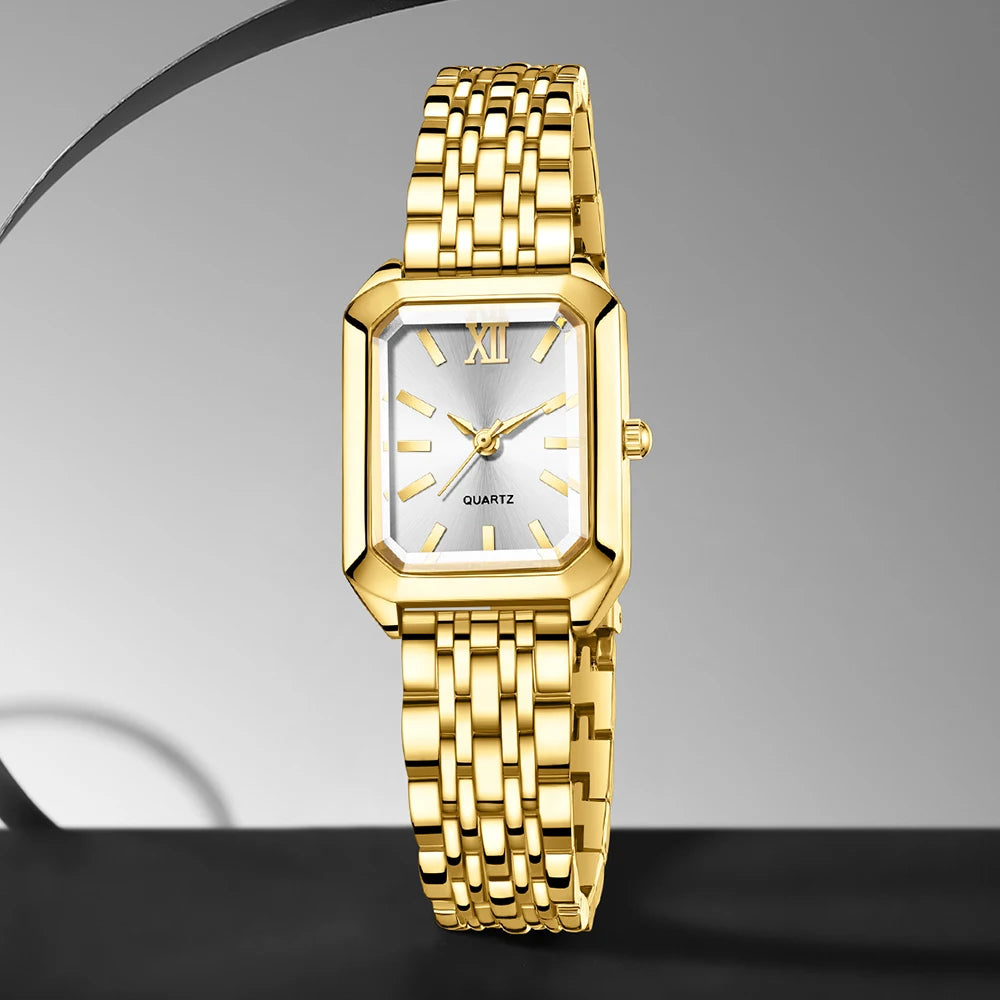 Montre femme cadran carré